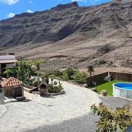Casa Rural Con Bano Adaptado Y Piscina En Mogán Exteriör bild
