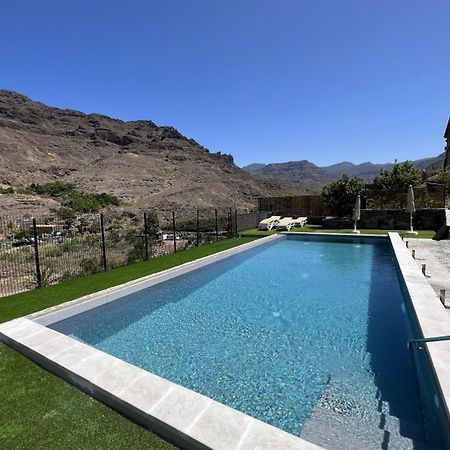 Casa Rural Con Bano Adaptado Y Piscina En Mogán Exteriör bild