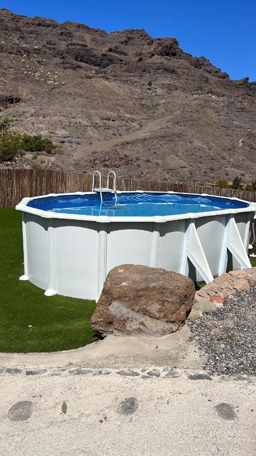 Casa Rural Con Bano Adaptado Y Piscina En Mogán Exteriör bild