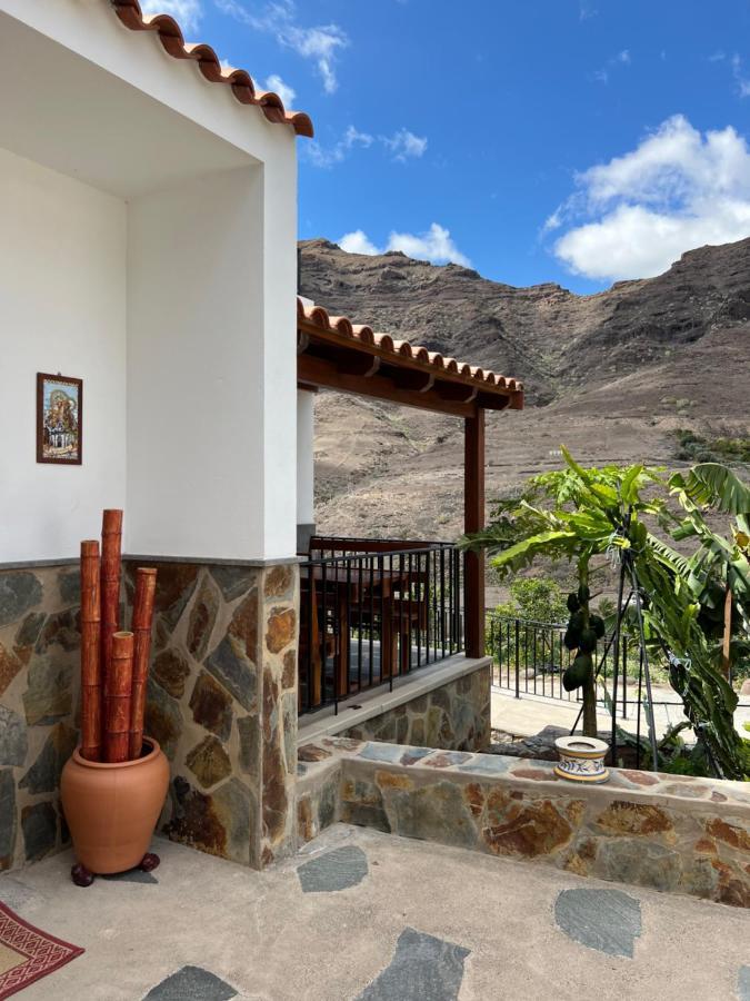 Casa Rural Con Bano Adaptado Y Piscina En Mogán Exteriör bild