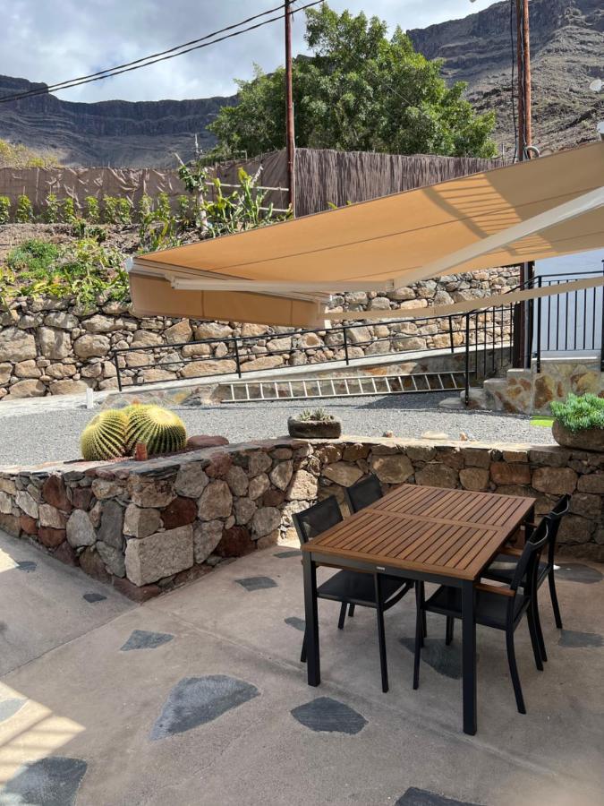 Casa Rural Con Bano Adaptado Y Piscina En Mogán Exteriör bild